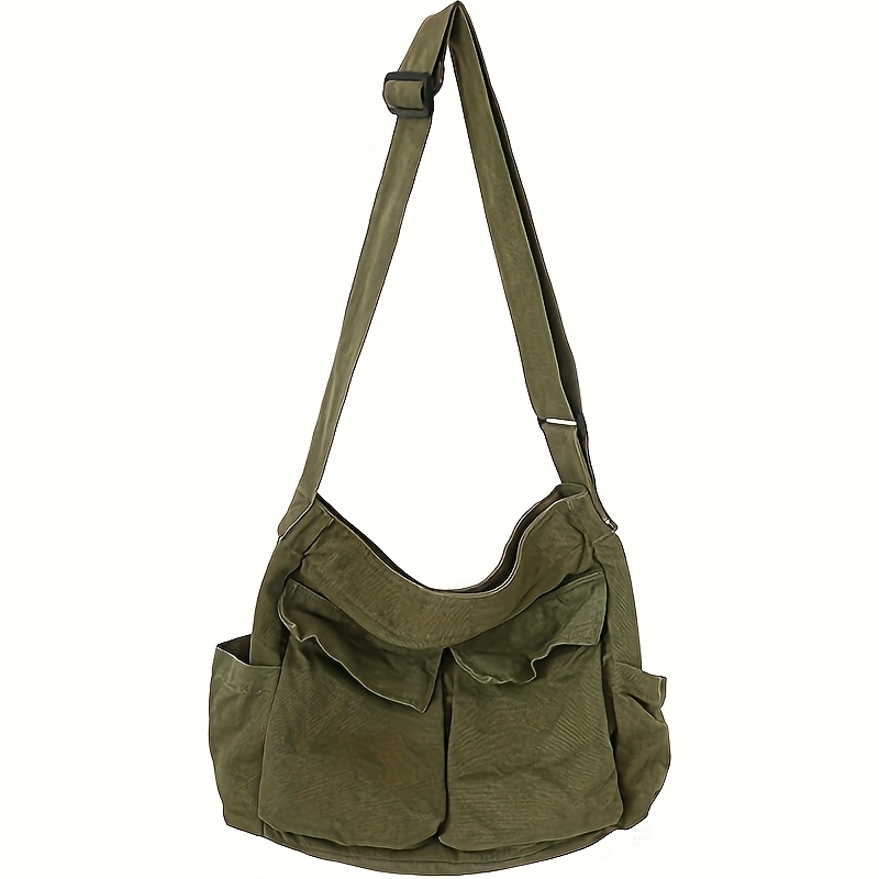 E-shop Vintage Umhängetasche, Lässige Reise Umhängetasche, Multi-Pocket Schultertasche