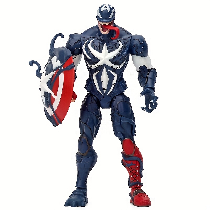 TEMU Superhero Action Figure - Pvc Collectible Desktop Decor, Party Accessory, Holiday & Birthday Gift, Valentine's Day Series, Action Figures And
