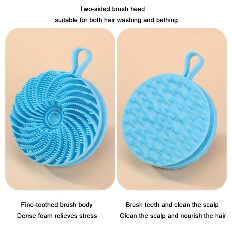 bathroom bath brush comfortable bathing and shaving magic wand double sided shower head massage brush suitable for back and body cleaning brushes Product details 2