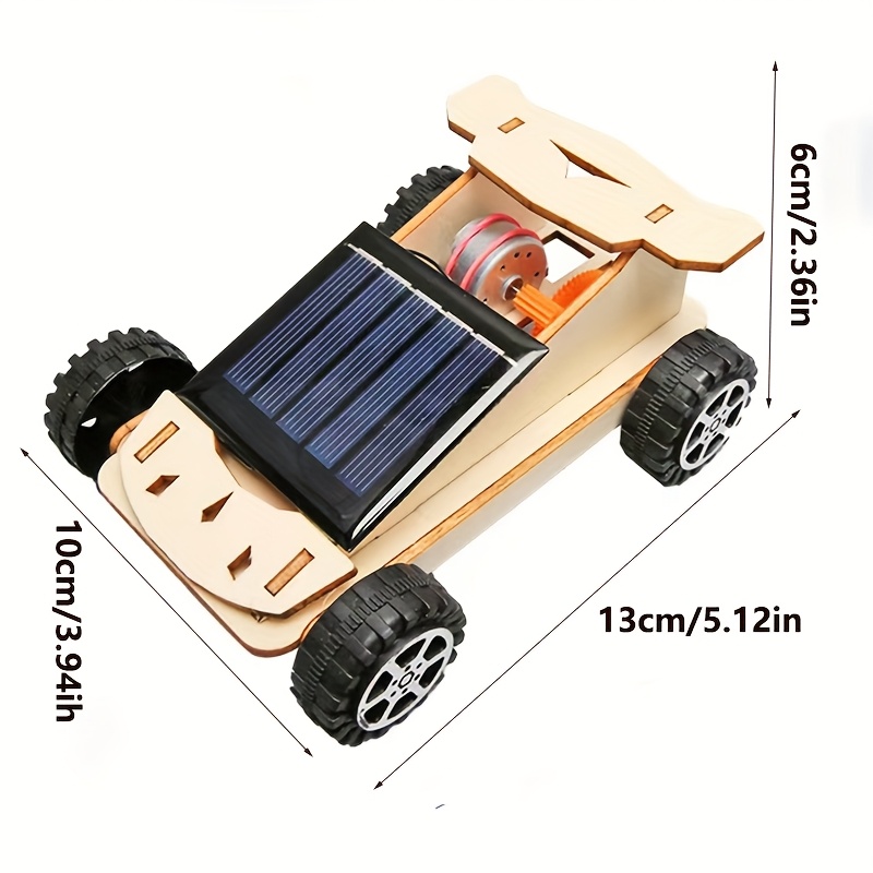 kits de construcción de modelos educativos de madera para   solares diy, proyectos manuales de manualidades, autos de   con energía solar, útiles escolares, suministros de  , materiales de   sociales, fabricación de contrachapado detalles 7