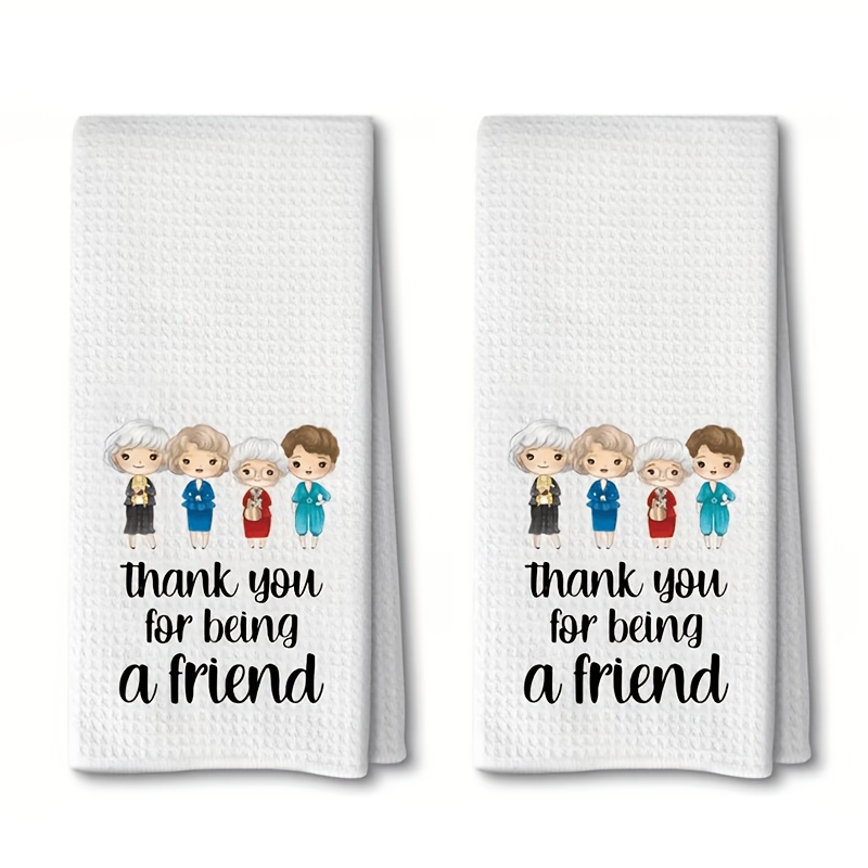 TEMU 2pcs, "thank You For Being " Pattern, Vibrant Colors, Birthday And Housewarming Party Gift For , Multi-functional Holiday Decoration, Super