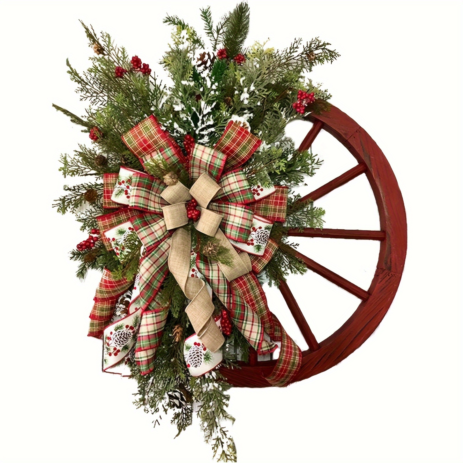 

Christmas Decoration Hanging Wooden Roulette Wreath Christmas Wreath Hanging Decoration New Christmas Decoration