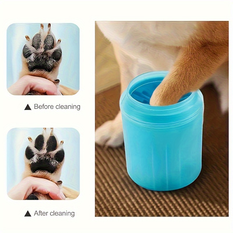 pet paw cleaner soft silicone foot cleaning cup Temu