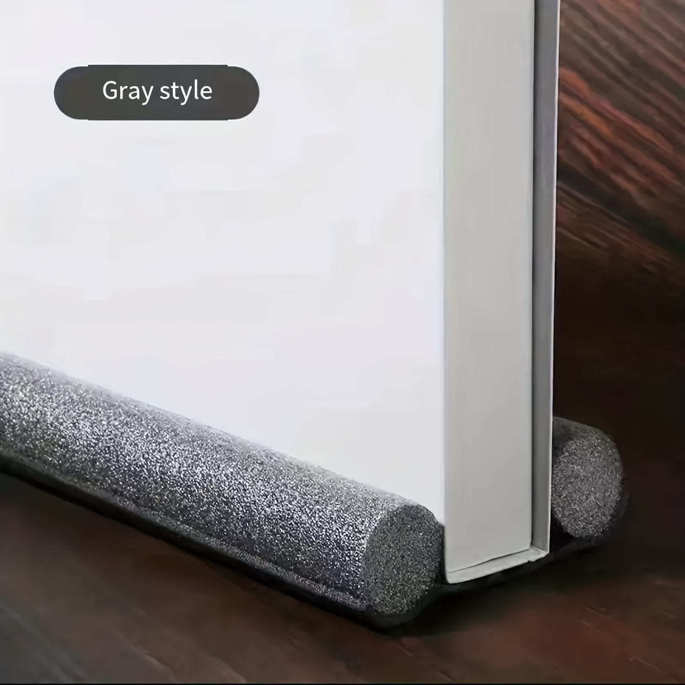 TEMU Tira de Cara para Puertas y Ventanas de 36.61 Pulgadas, Reducción de Ruido, Protección contra , Roedores e Insectos, Cuero PU Lavable, Diseño ,