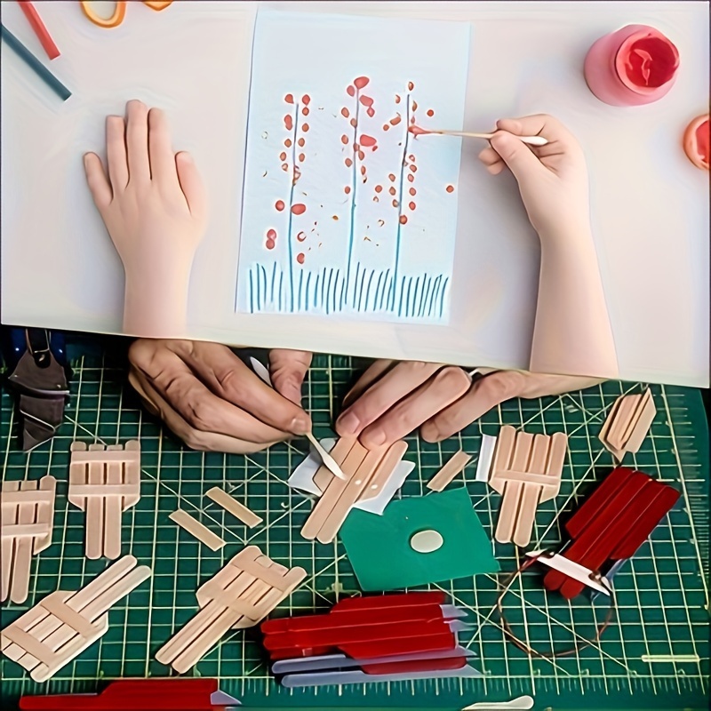 100/200/500pcs Unscented Double-Headed Swabs, Ultra-Portable, for Household, Makeup, Makeup Remover, Ear-Picking, Travel