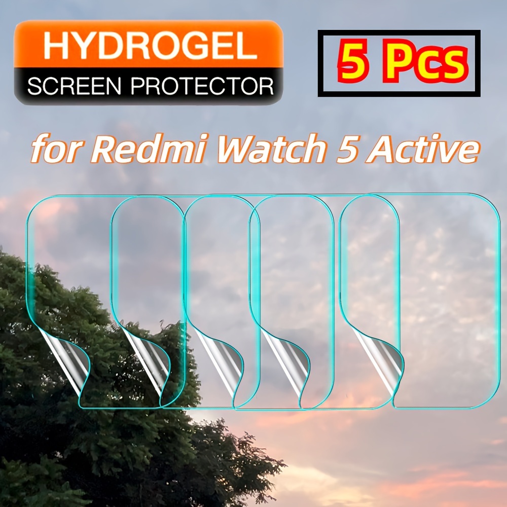 E-shop 5 Stück Soft Film für Redmi Watch 5 Active Displayschutzfolie
