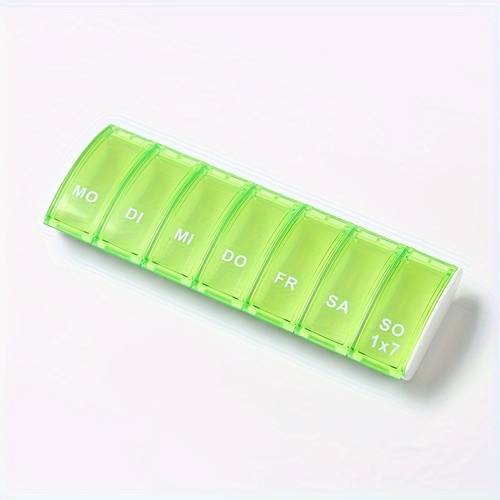 1pc portable compartment pill box storage travel dispensing pill storage box