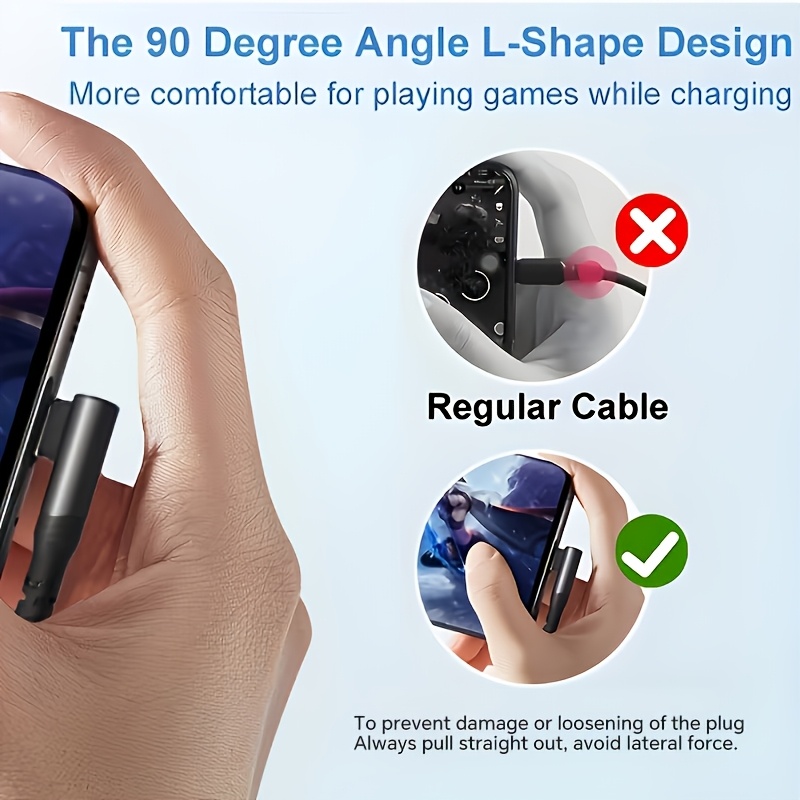 type c charger fast charging right angle usb to usb c cable braided usb c charger for samsung for huawei for xiaomi for redmi for oppo for oneplus and more smartphone Product details 2
