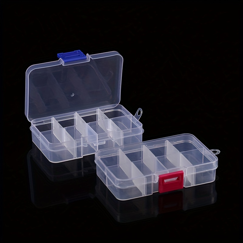 Small Plastic Storage Containers Clear Rectangle Beads - Temu