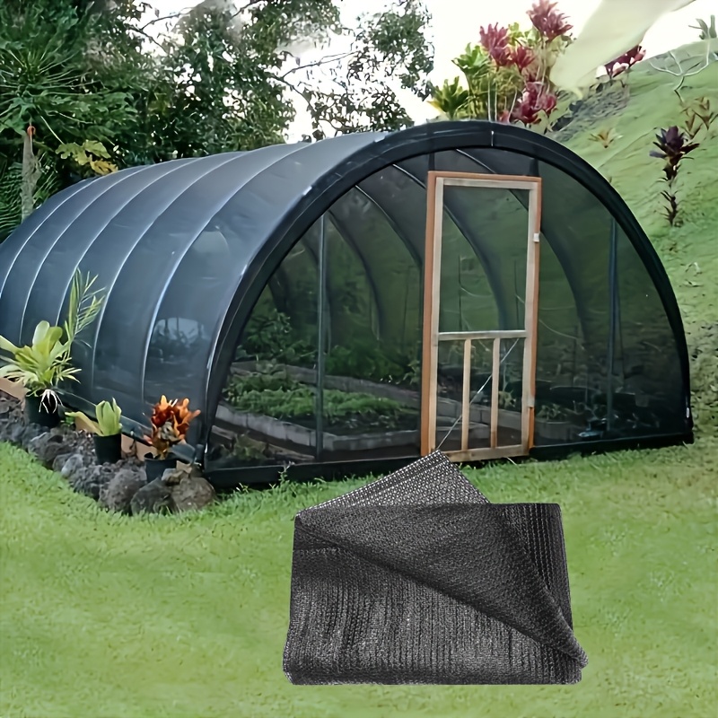 TEMU 157.48in X 236.22 Heavy Duty Uv Barrier Shade Net - 40% Uv Protection, 50% Light Transmission Pe Fabric Cover For Plant Protection, Cooling, And
