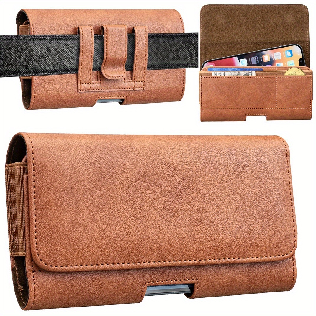 mobile phone waist pack belt hanging pouch fits   cellphones multiple sizes   card insertable gifts for friends