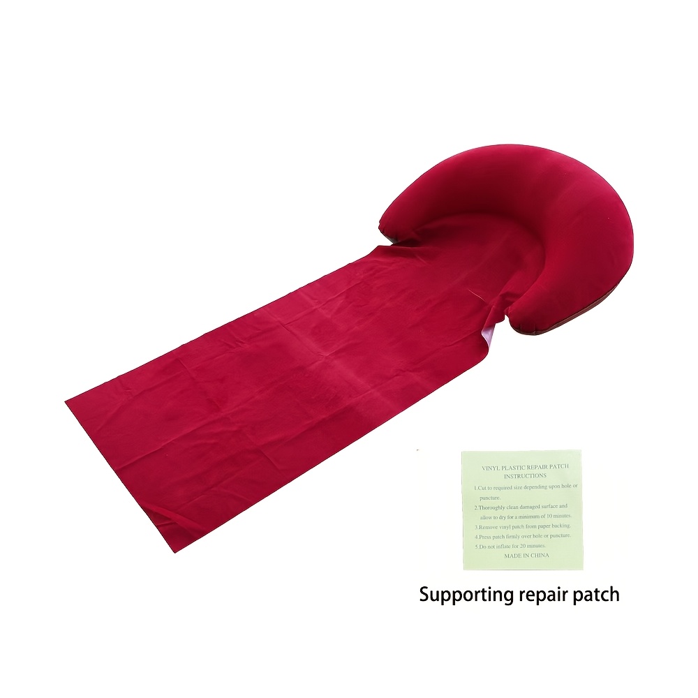 TEMU 1pc Beach Mat With Air Headrest, Outdoor Pad Anti-sand, Suitable For Camping And Picnics, Single Sleeping Pad, Foldable Portable Waterproof Mat,