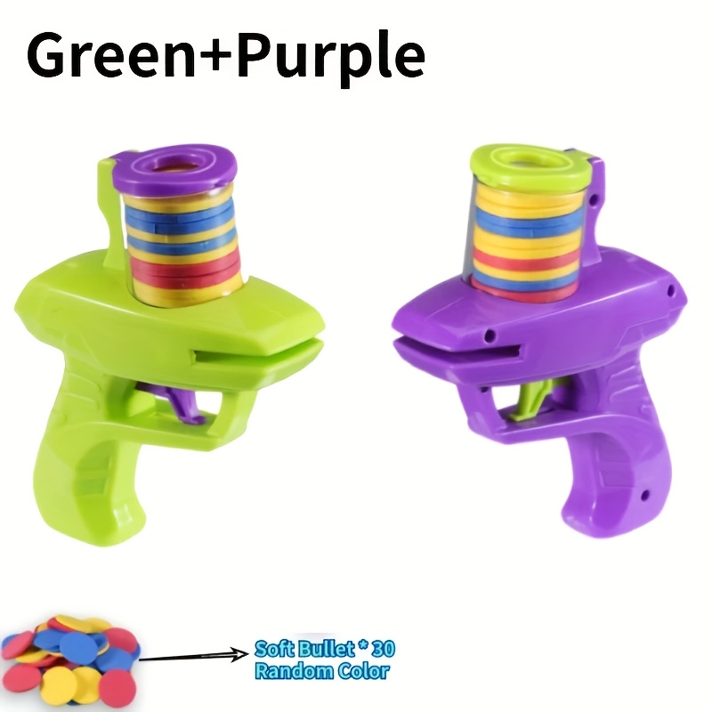 2pcs Vibrant Foam Disc Launchers with 30 Foam Discs