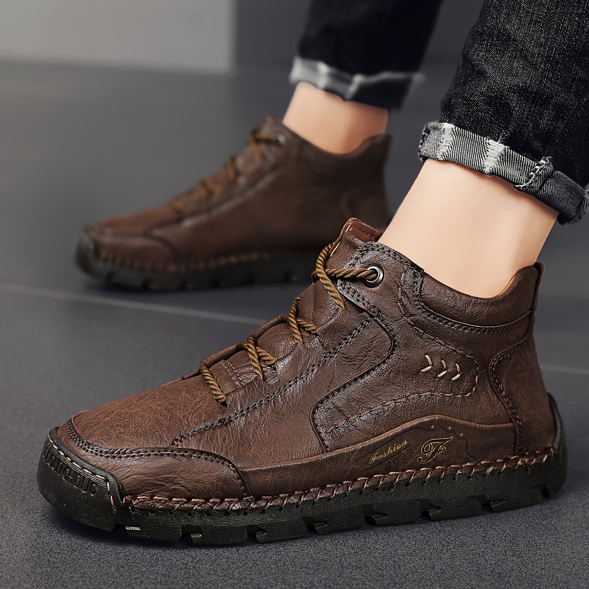 mens casual stitching sneakers breathable anti slip lace up walking shoes  for outdoor use ideal for spring summer and autumn stitching lace up walking  shoes - men's shoes - Temu United Kingdom