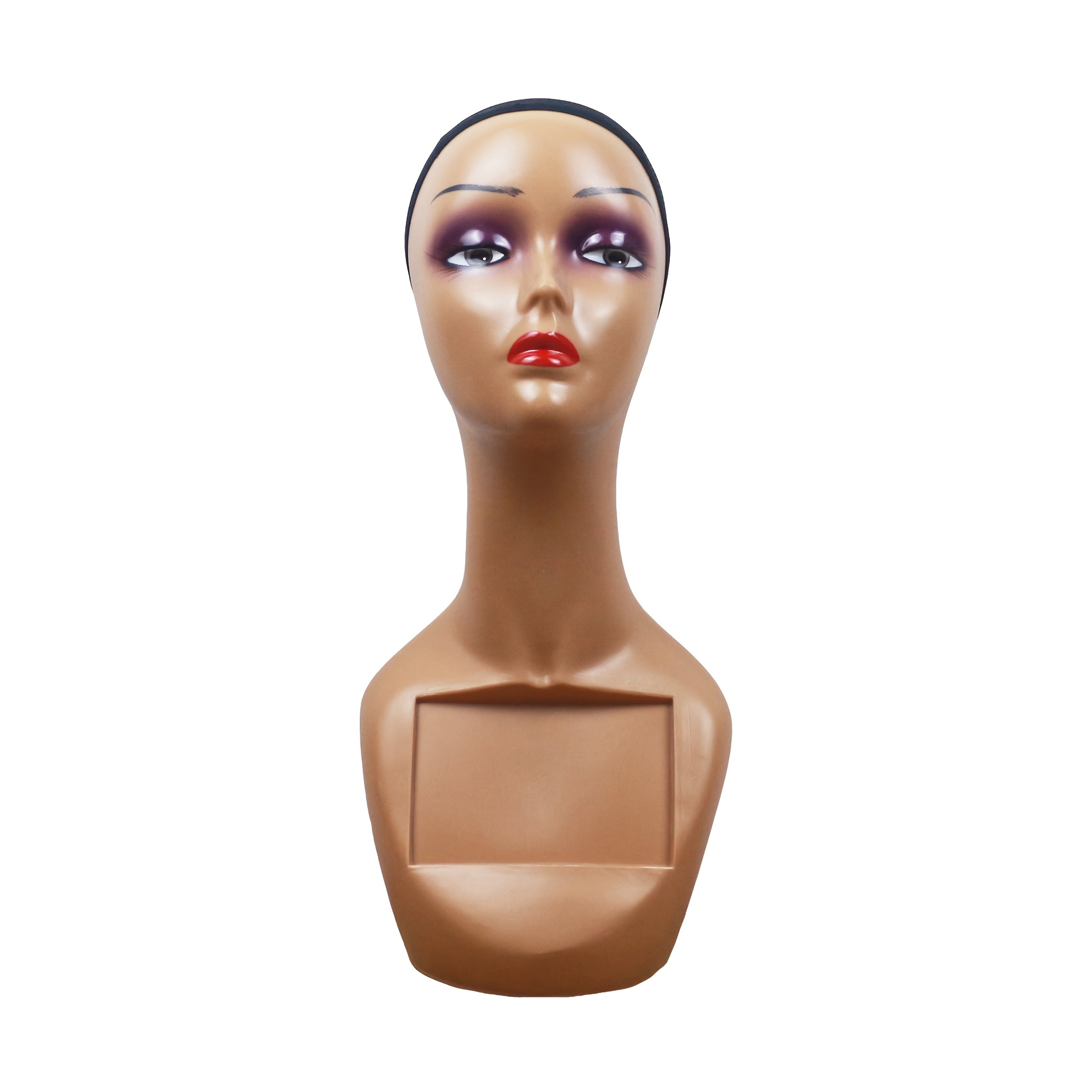 Chic Display Stand For Wigs And Hats Featuring A Mannequin Head