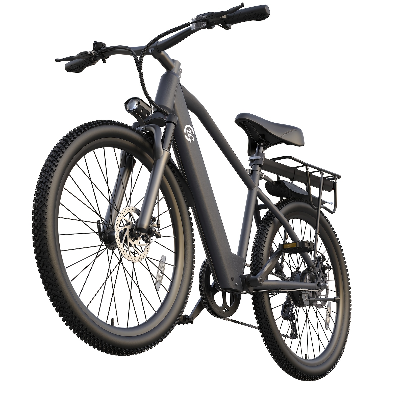 24 Inch Electric Bike for Adults Fat Tire 500W Motor 48 .5Ah Lithium Battery 19.  Long Range Rear Rack Front And Rear Disc Brakes All Terrain   Beach Off Road Camping Outdoor Adventure   for Birthday And Holiday Gifts
