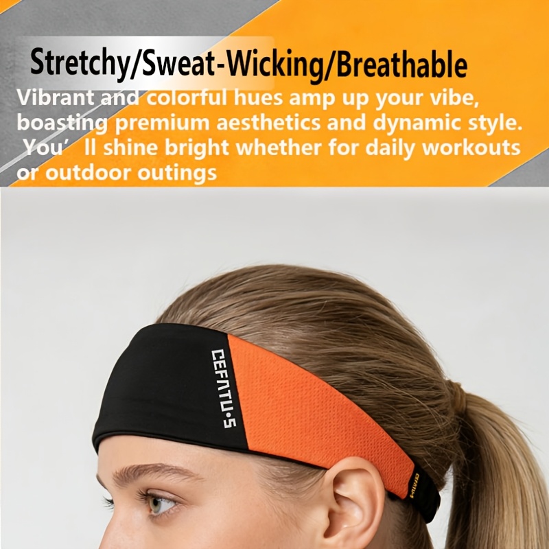 3pcs Elastic Sports Hair Band, Yoga Headband, Unisex, Men's Fitness Headband, Soft and Comfortable, Sweat-absorbing and Breathable, Suitable for All Seasons, Ideal for Exercise, Fitness, Yoga, Cycling, Basketball, and Running