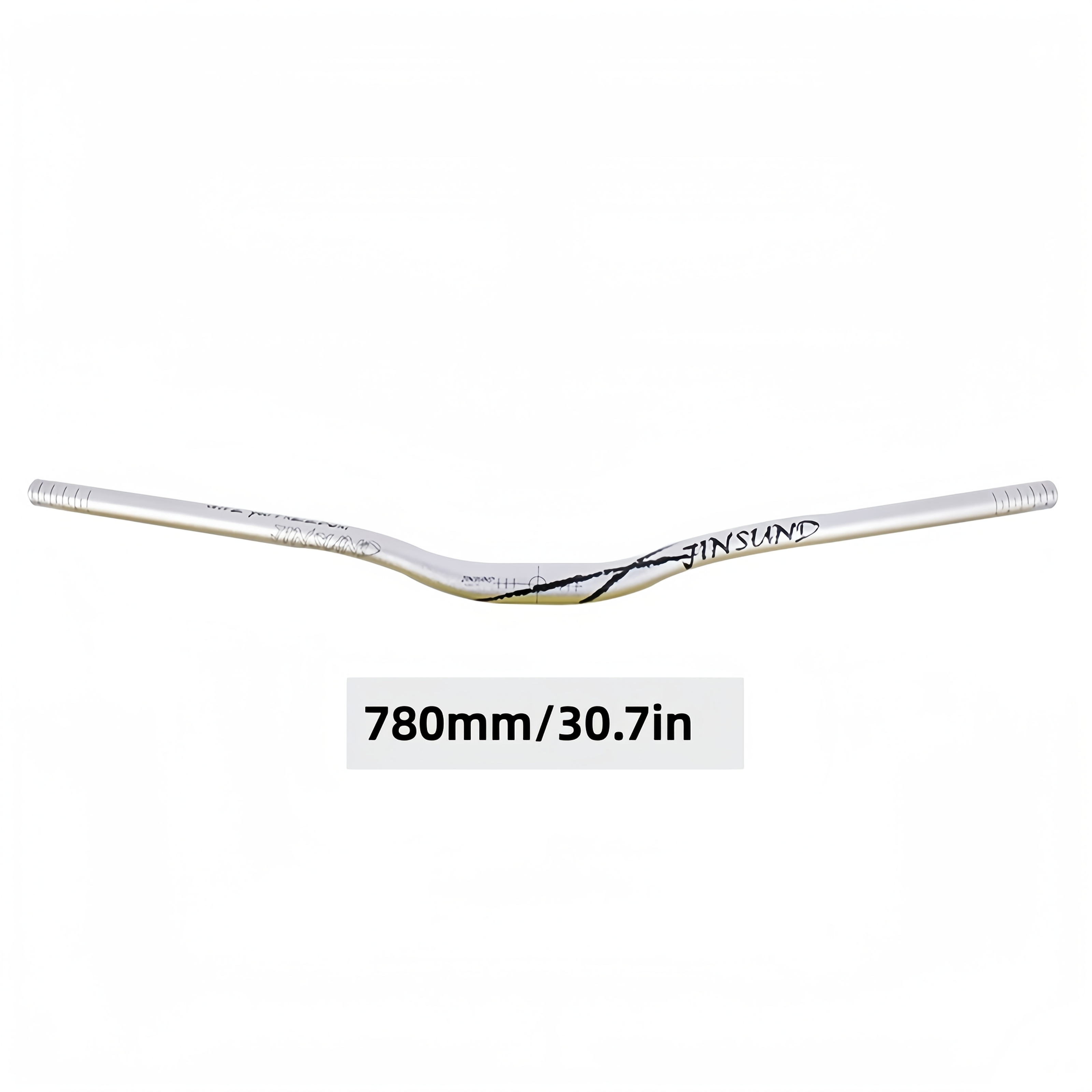 TEMU Mountain Bike Handlebar, High-strength Aluminum Alloy, 720mm/780mm, Rise, No-film Labeling , Anodized, Fashionable And Exquisite Appearance, ,
