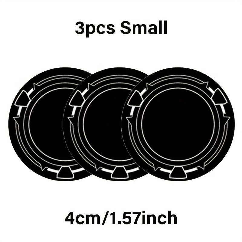 TEMU Piastra metallica adesiva ultra- da 4 cm/6 cm per retro cellulare, supporto magnetico 9 cm in metallo per iPad/tablet pz, foglio di ferro