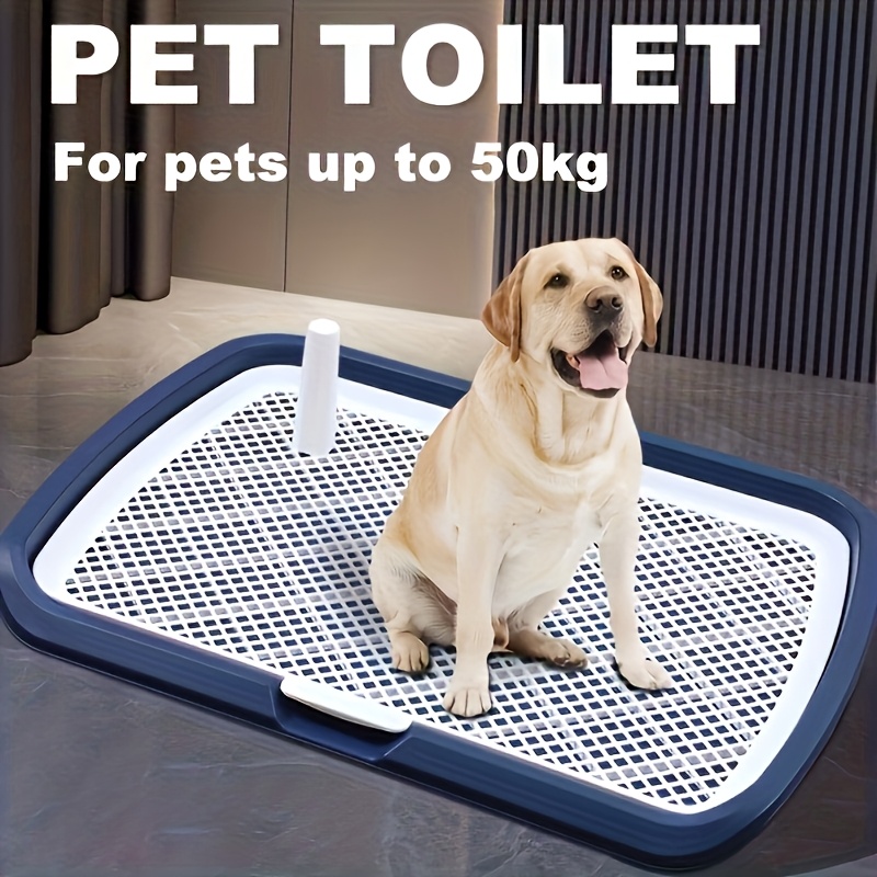 sturdy dog potty training toilet with detachable grid reusable indoor pet training tray   shock absorption easy     special cushion for small dogs puppies up to   potty training seat durable construction puppy trainers   materials apartment pets 0
