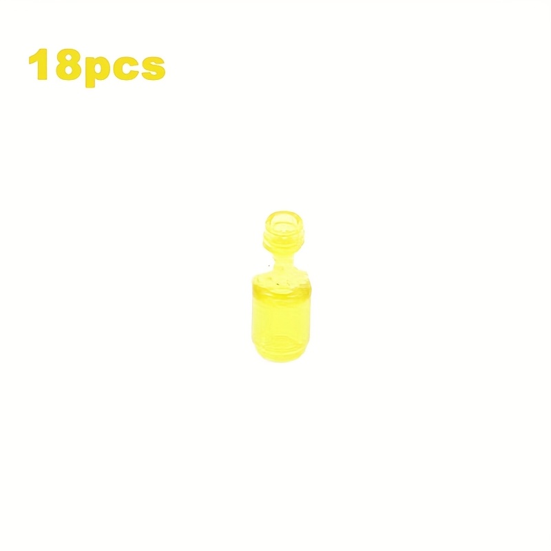 Mini Building Blocks Accessory Set - Bottles & Jars for DIY Scenes