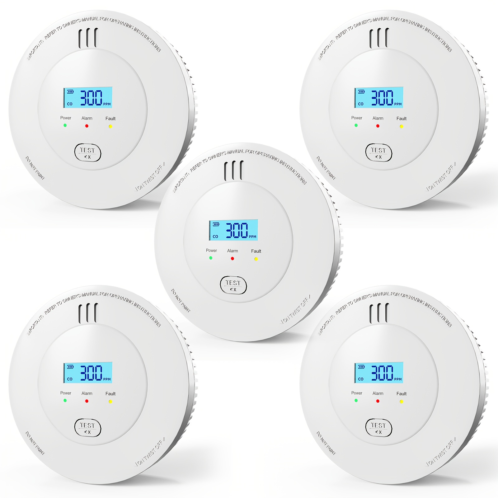 smoke detectors sold on Temu United States