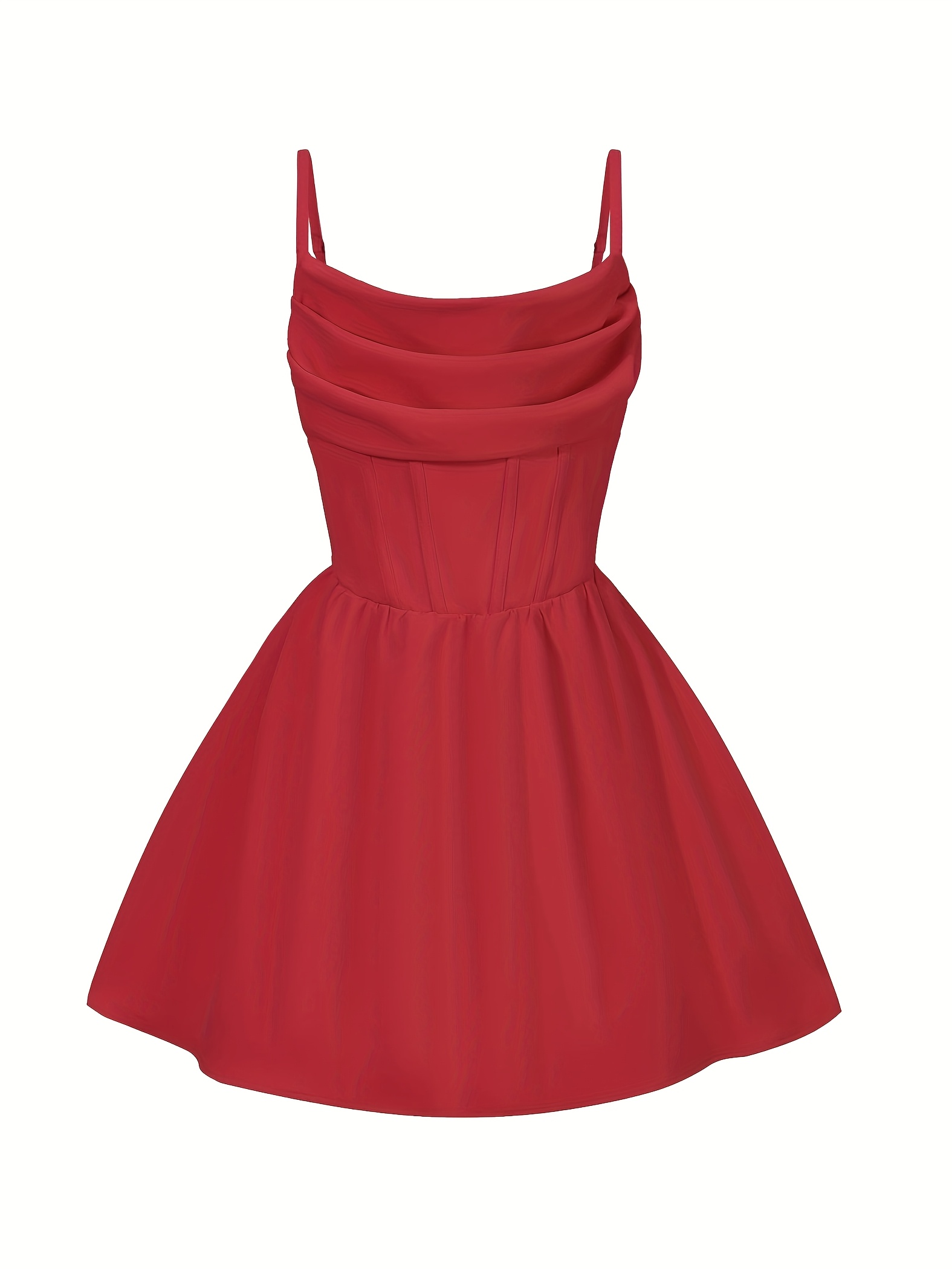 exarus girls spaghetti strap dress ruched cowl teens dance - Temu