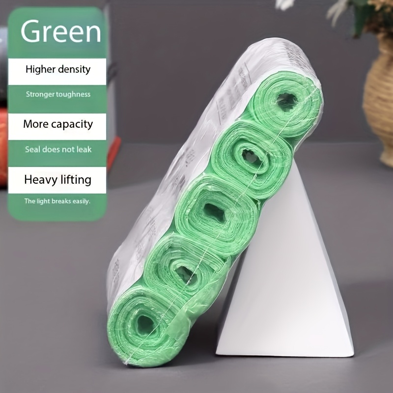 5 rolls 100   disposable small trash bags portable pe rubbish bags wastebasket bags small garbage bags office kitchen waste