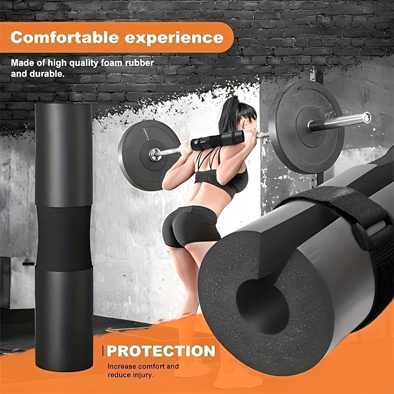 1pc barbell shoulder pad for squats hip thrusts thick foam protective cushion for gym workouts     ideal for strength training core exercises gym accessories sturdy construction