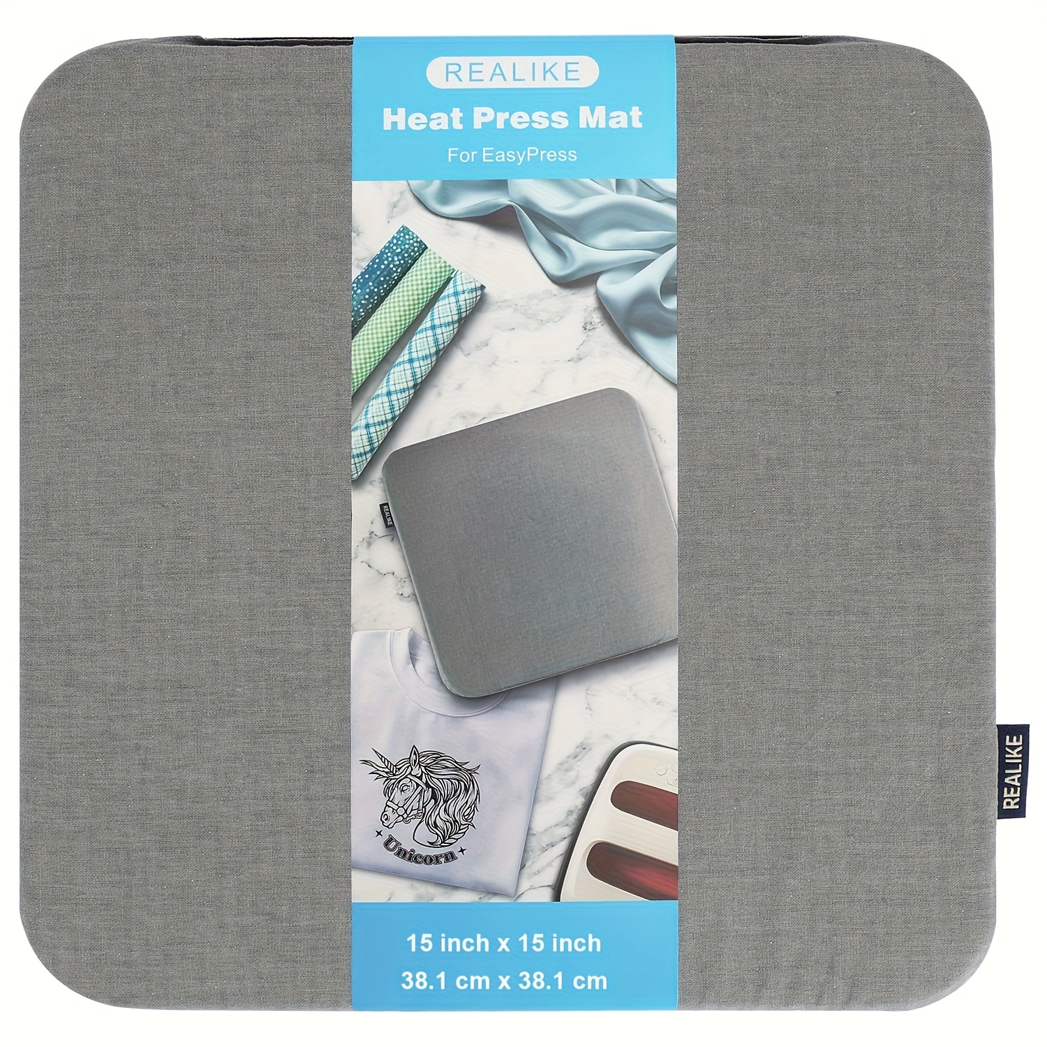 TEMU Heat , Multiple Sizes For Craft Ironing And Transfer, Double-sided Heat Insulation Pad, Suitable For Heat Press Machines, Light Gray - Ideal For