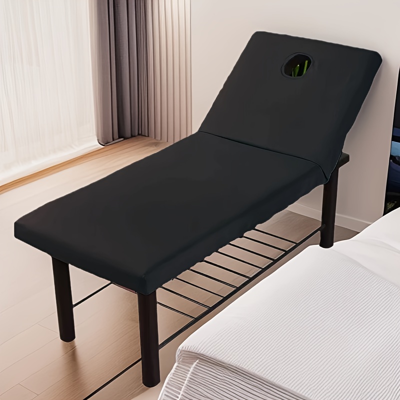 1pc Cosmetic Bed Sheet, Plush-finished Universal Bed Cover, Spa Massage Bed Accessory