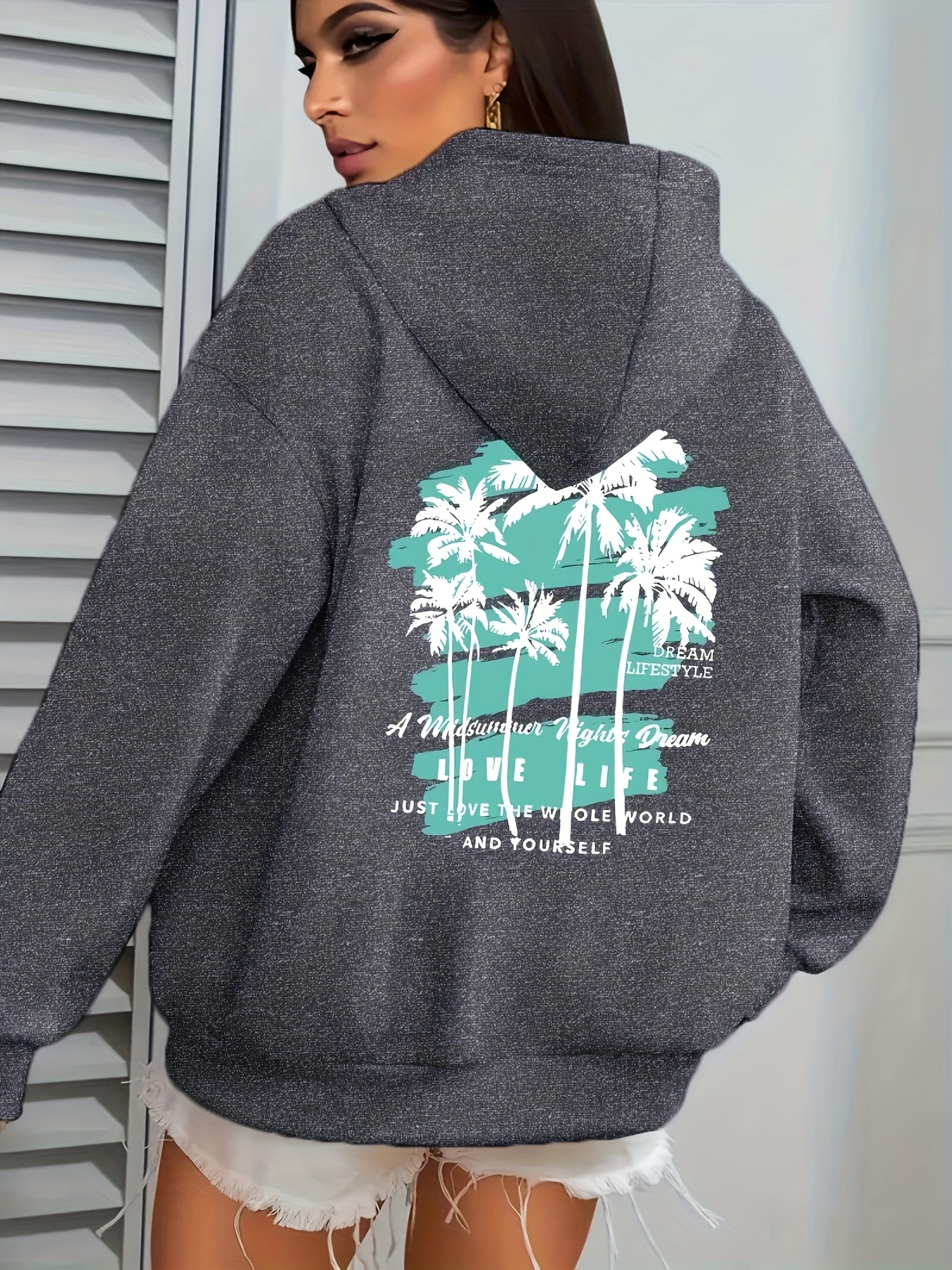 sudadera capucha talla mujer 1xl 5xl estampado Temu Uruguay