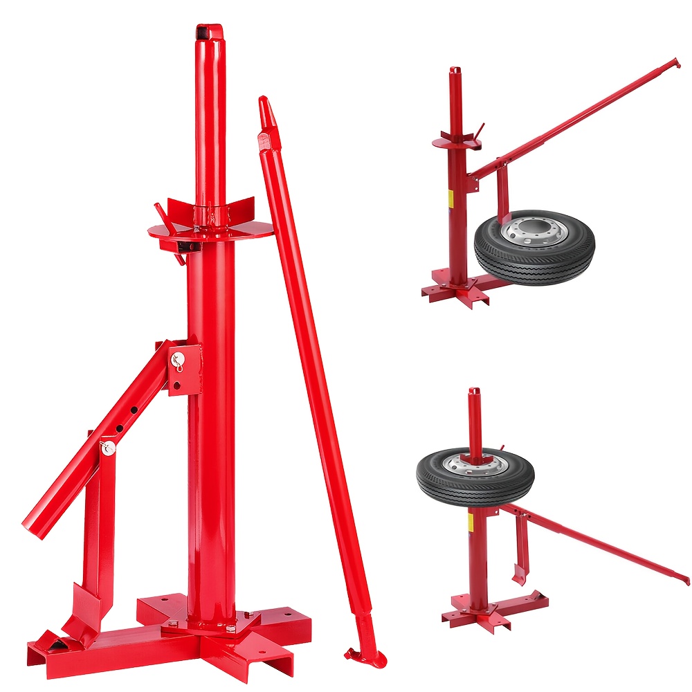 E-shop Manueller Reifenmonteur, tragbares Hand-Reifenmontagewerkzeug für 6" - 24" Reifen, kompatibel mit Auto, LKW, Anhänger, Reifenmontagemaschine für