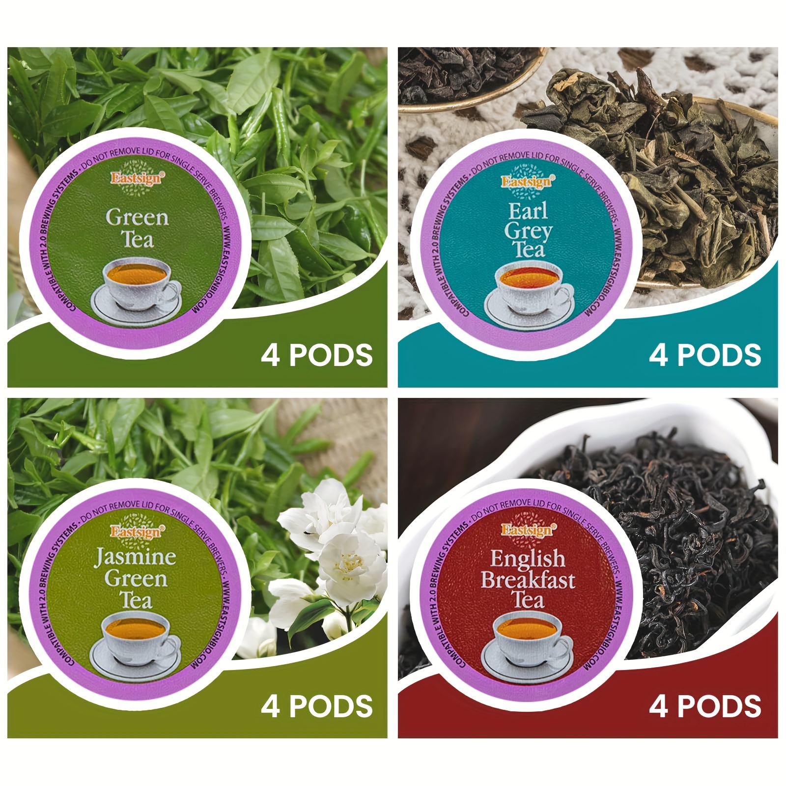 flavored tea k cups