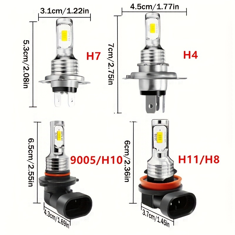 H10 9145 9140 9045 9040 LEDフォグライトバルブ 16000ルーメン40W