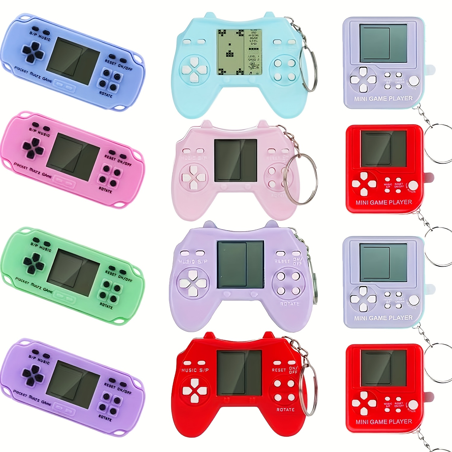 TEMU Video Game Party Favors Toys For Kids: Video Game Keychain, Gamer Party Supplies, Video Game Party Decor, Gift Ideal For Kid (12pcs)