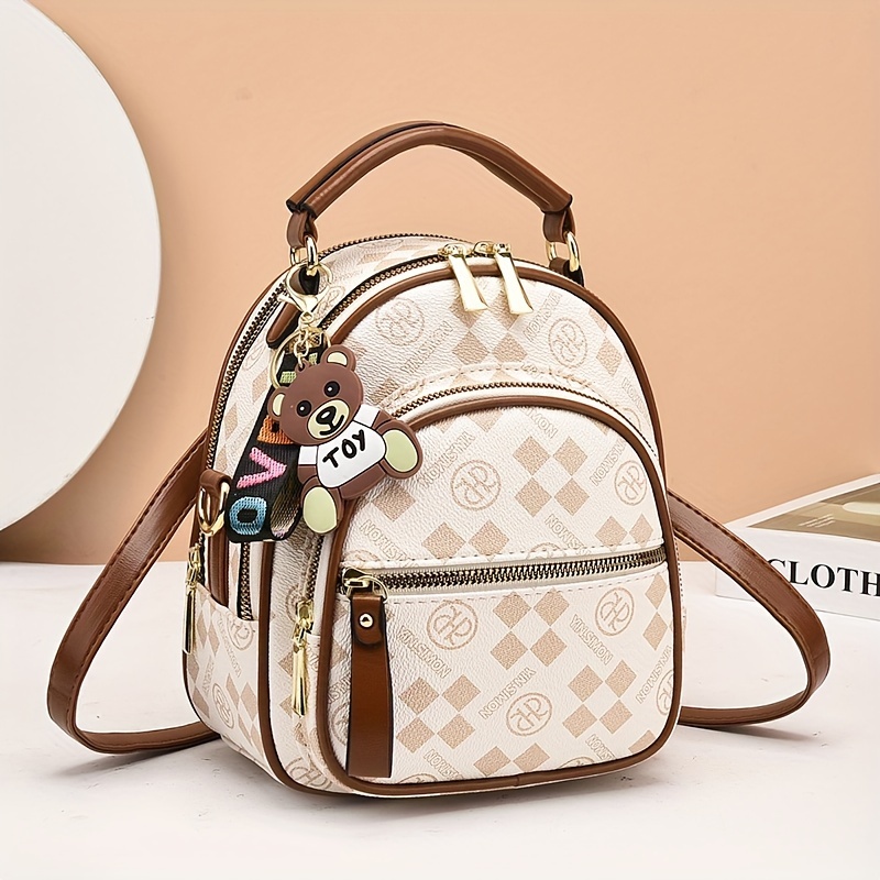 a versatile backpack featuring trendy prints small bag Temu