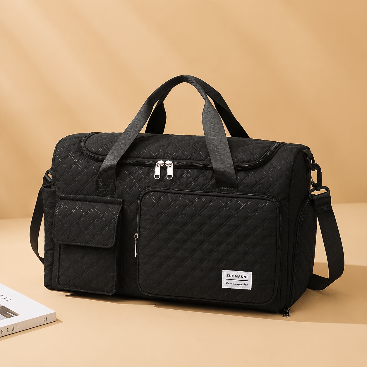 TEMU A Foldable Travel Sports Bag, Large Capacity Travel Bag, Portable Sports Bag, Tote Bag Sports Fitness Bag, Lightweight Travel Bag Suitable For