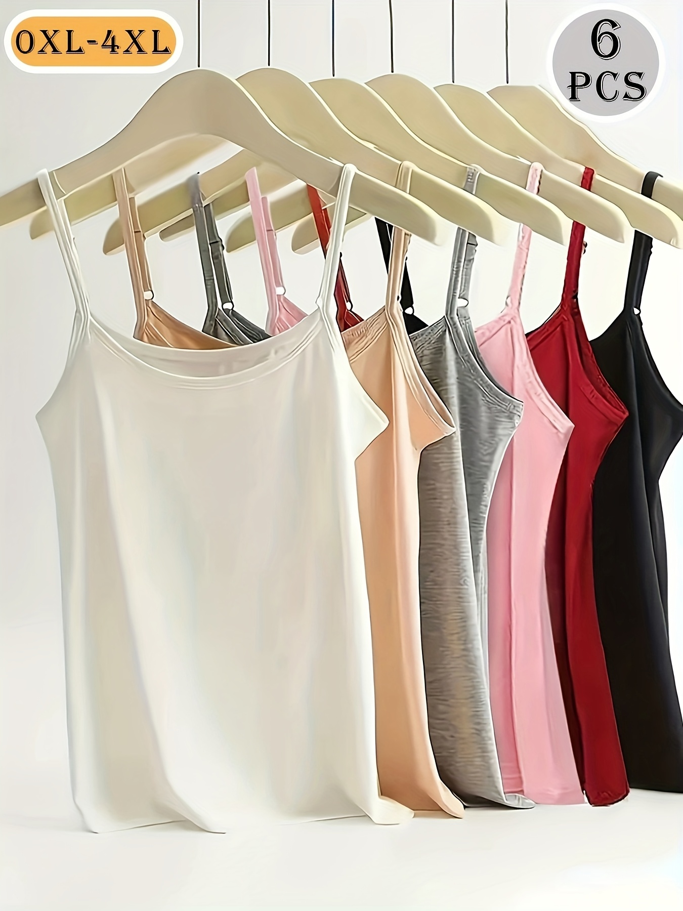 plus size 6   size camisole vest for womens outerwear underwear thin and versatile base shirt