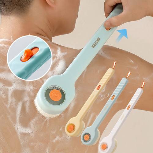 1 cepillo de baño con , disponible en , con herramienta para frotar la espalda y mango largo para ducha