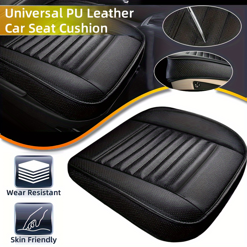 

Leather Car Seat Cushion Car Seat Protector For Most Vehicles - All Season