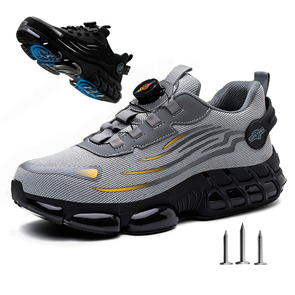 steel toe sneakers for men sold on Temu United States
