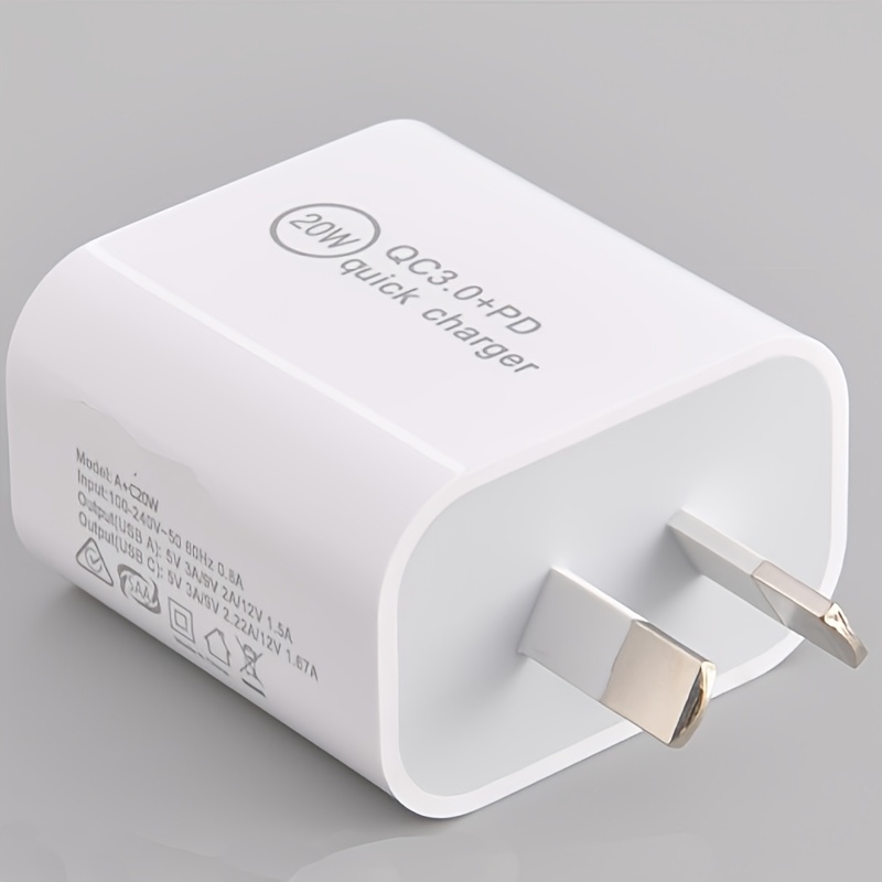 pd20w usb18w dual port charger   for phones tablets headphones watches mini wall charger   phones