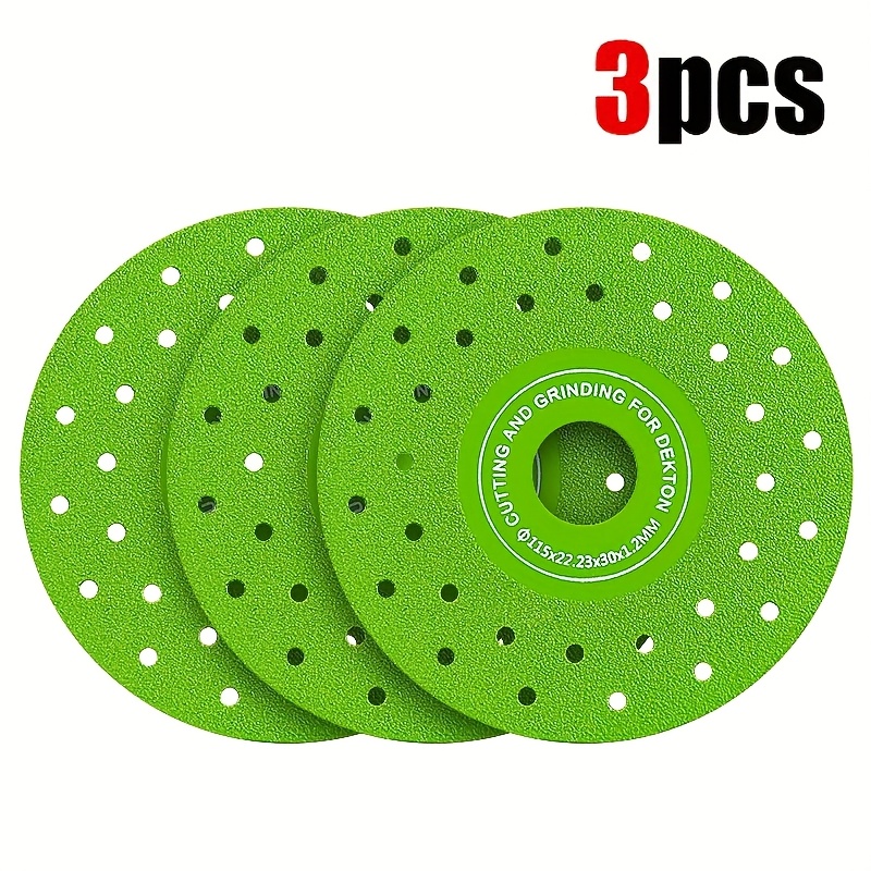 

3pcs Rock Plate Flat Grinding Blade 4.5 Inches, Cutting Blade Ceramic Tile Trimming Cutting And Grinding , Brazed Diamond, Suitable For Rock Plate, Marble, Ceramic Tile, Ceramics