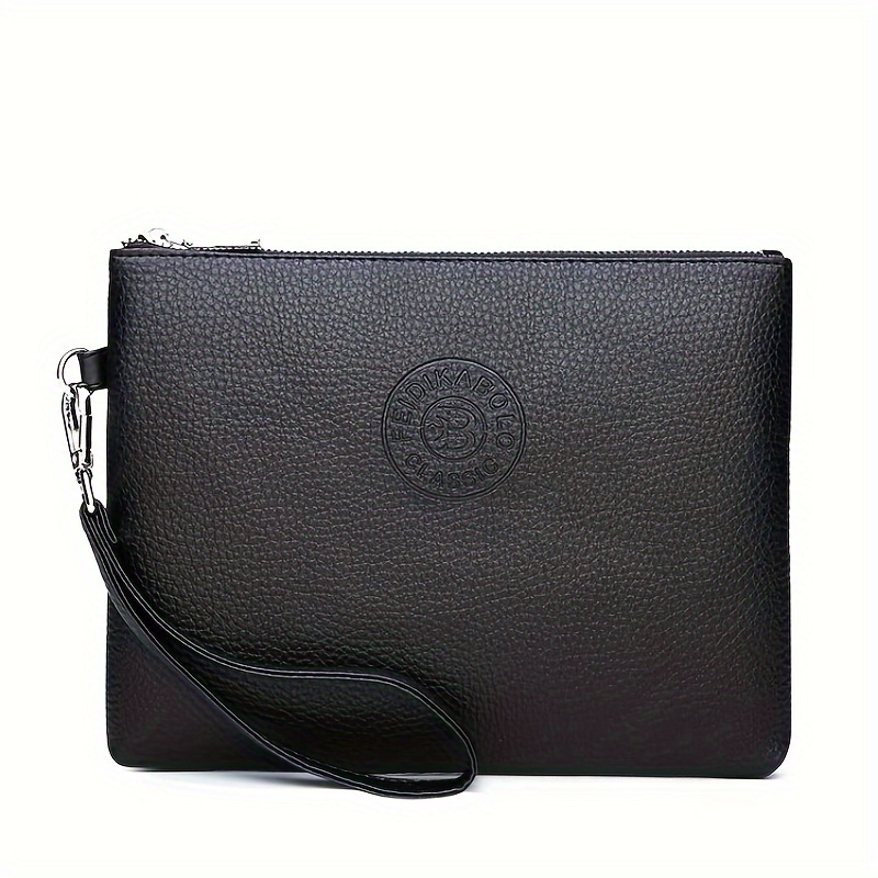 TEMU Soft Handbag For Men, Envelope Wrist Bag For Daily Commute