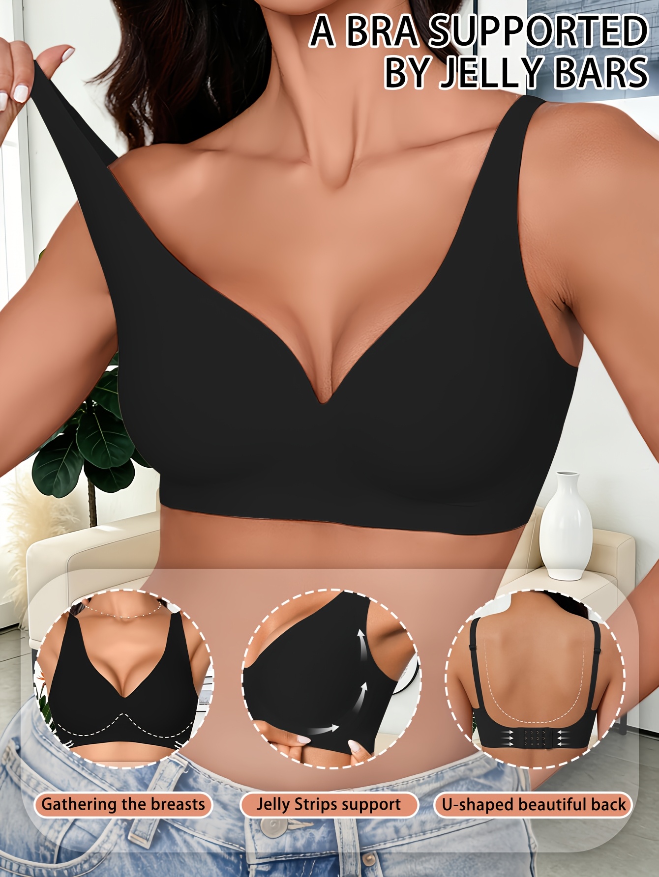 a womens bra with removable padding wire free adjustable straps featuring a beautiful     comfortable breathable   and provides support for sleep leisure and yoga