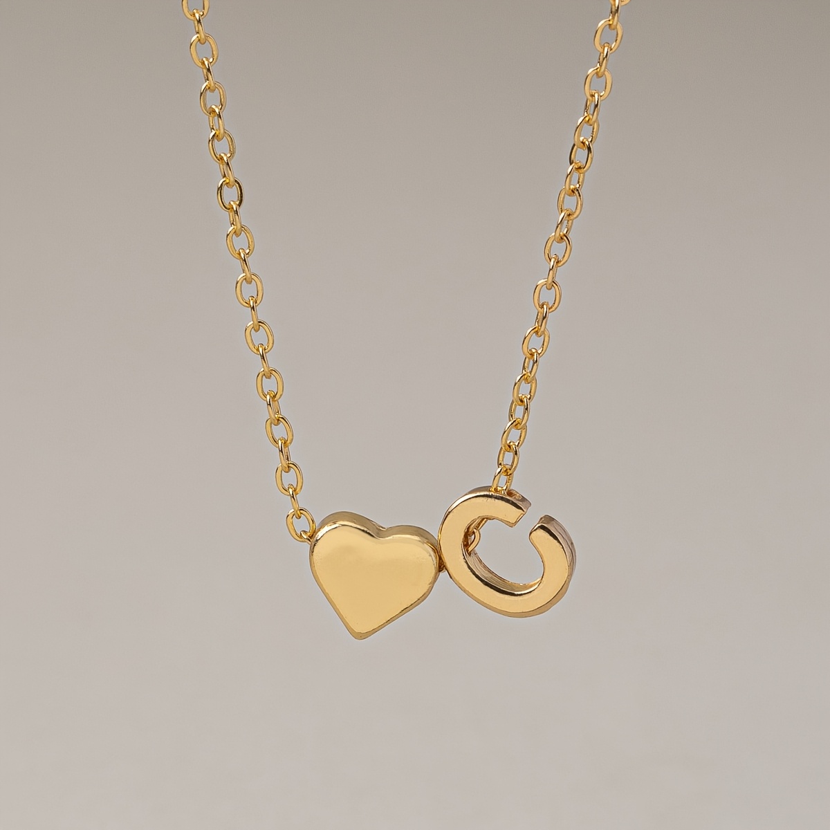 Customizable Letters Necklace — Fashionable Casual Style