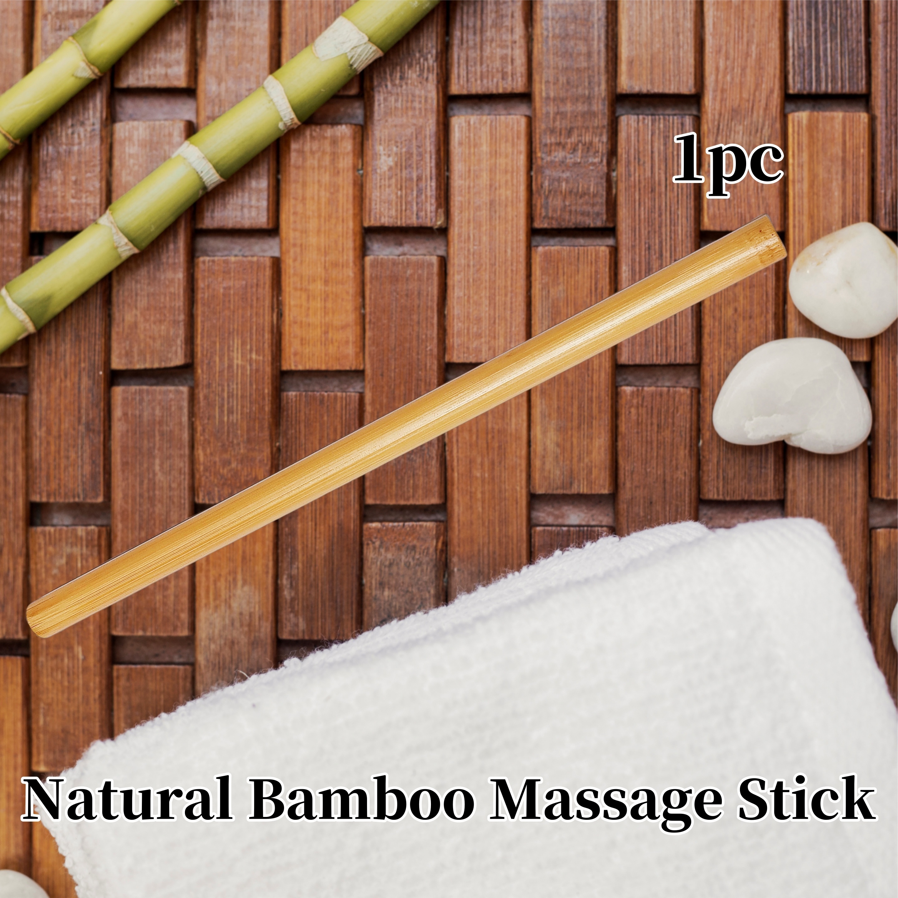 1/2 stk. massagerolle massivholz bambus massagegert - Temu Germany
