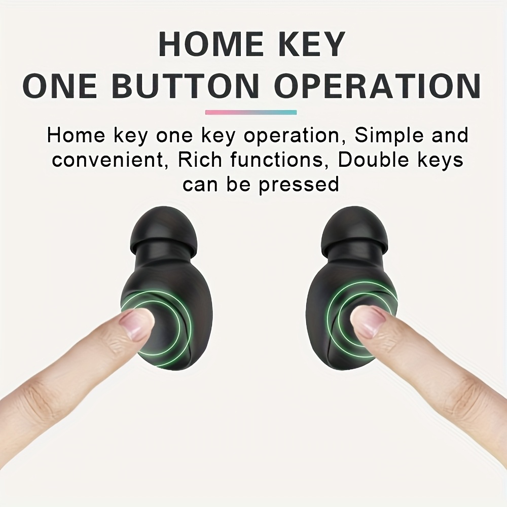 New Wireless Earbuds with High-Fidelity Sound, Long Battery Life, Wireless, Built-in Mic & Voice Assistant, Lightweight Comfort Fit for Sports/Commuting/Daily Use, USB-C Charging, Multiple Colors, Earbuds Wireless