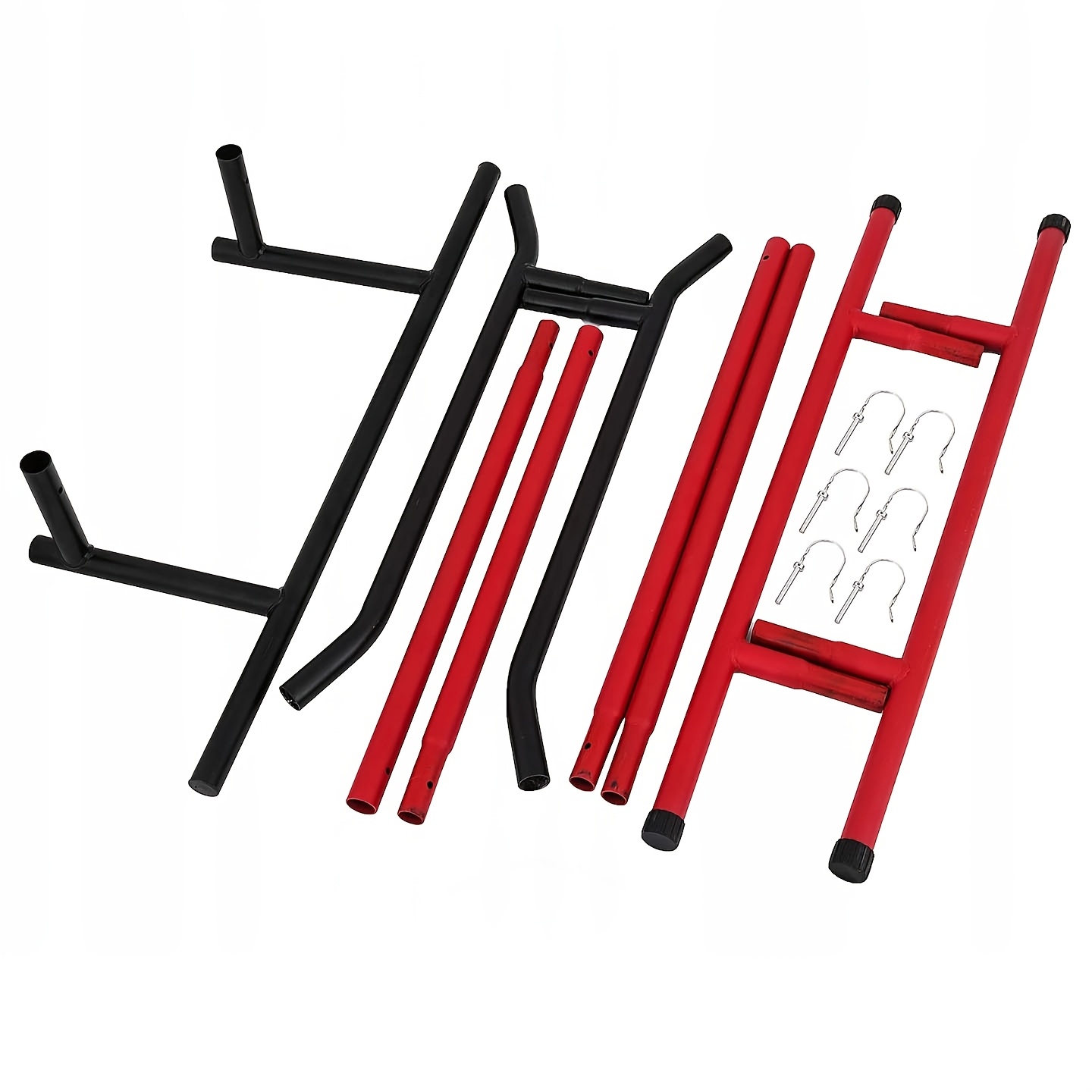 220-pound Detachable Station Gym Bar In For Home Fitness